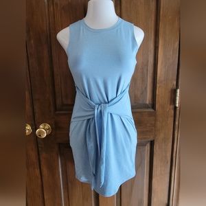 Pink Lily Sz S Blue Tank Dress P2P 16 W 28 L 33